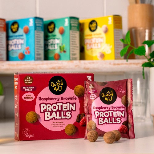 Good4U Protein Balls Raspberry Brownie Multipack thumbnail 8