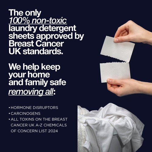 The Lab Co. Laundry Detergent Sheets Non Bio Relaxing Scent 64 Loads thumbnail 5