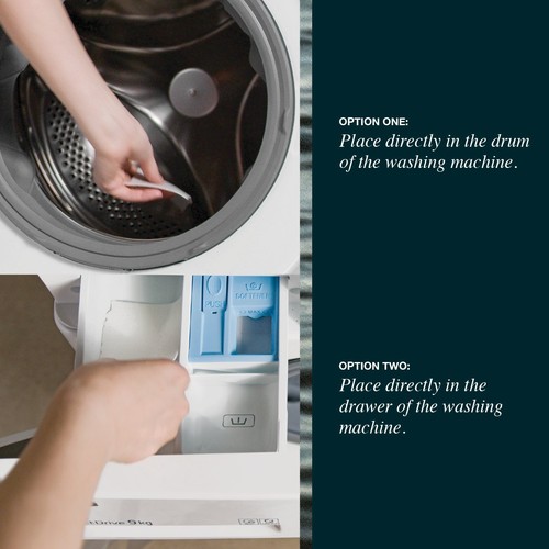The Lab Co. Laundry Detergent Sheets Non Bio Fragrance Free 64 Loads thumbnail 5
