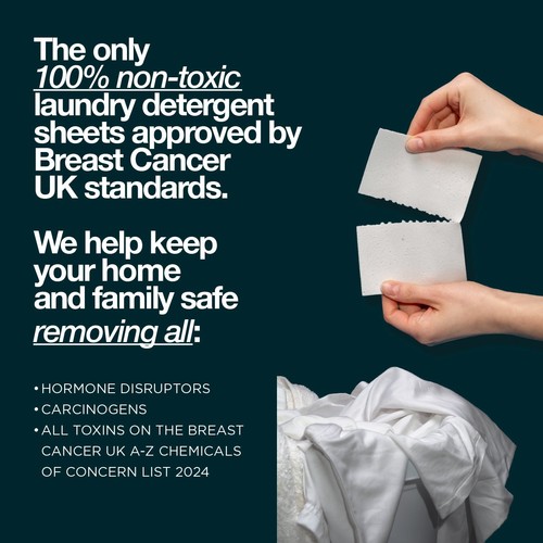 The Lab Co. Laundry Detergent Sheets Non Bio Fragrance Free 64 Loads thumbnail 6