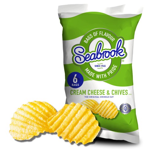 Seabrook Cheese & Chive Crinkle Crisps thumbnail 2