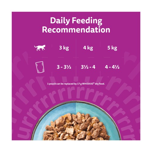Whiskas 1+ Duo Ocean Delights Adult Wet Cat Food Pouches in Jelly thumbnail 5