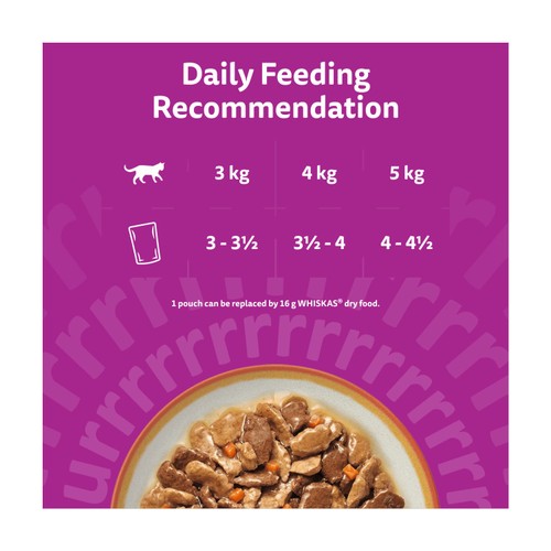 Whiskas 1+ Tasty Mix Country Collection Adult Wet Cat Food Pouch in Gravy thumbnail 5