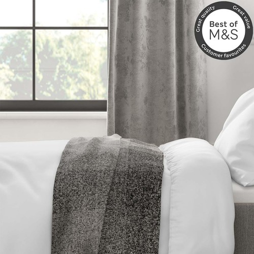 M&S Comfortably Cool Tencel Rich Duvet Cover, Double, White thumbnail 2