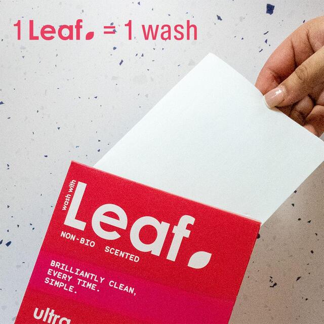 Wash with Leaf Non Bio Laundry Sheets 50 thumbnail 4