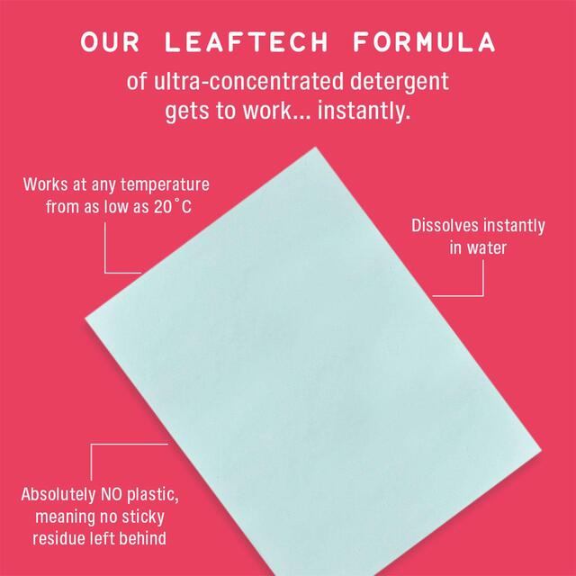 Wash with Leaf Non Bio Laundry Sheets 50 thumbnail 5