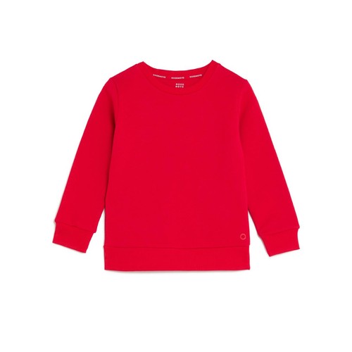 M&S Unisex Regular Fit School Sweatshirt, 4-5 Years, Red