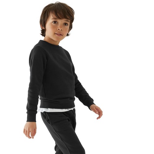 M&S Unisex Regular Fit School Sweatshirt, 4-5 Years, Navy thumbnail 2