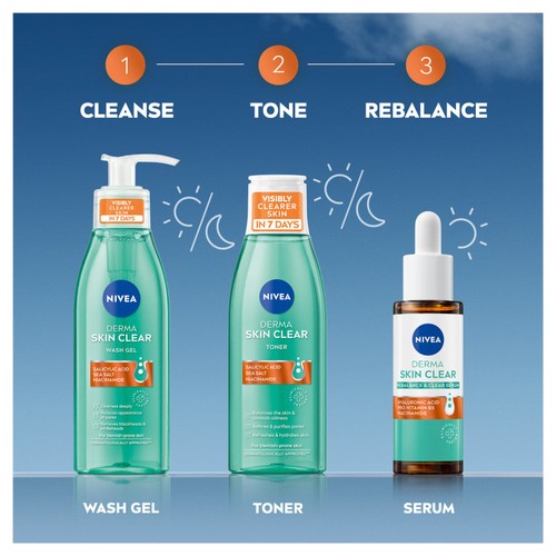 NIVEA Derma Skin Clear Wash Gel thumbnail 4