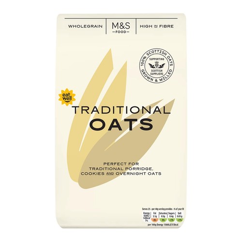 M&S Traditional Scottish Porridge Oats thumbnail 3