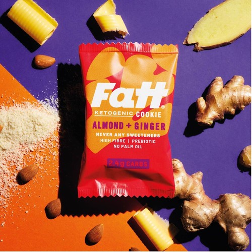 Fatt Almond & Ginger Ketogenic Cookie thumbnail 2