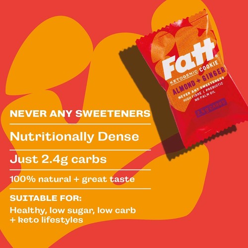 Fatt Almond & Ginger Ketogenic Cookie thumbnail 4