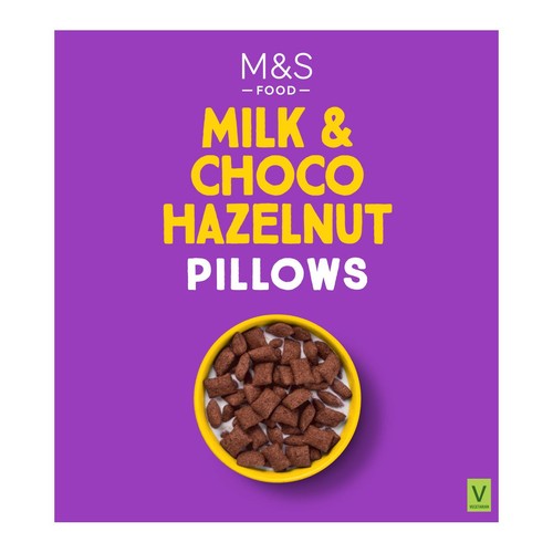 M&S Milk & Choco Hazelnut Cookie Pillows