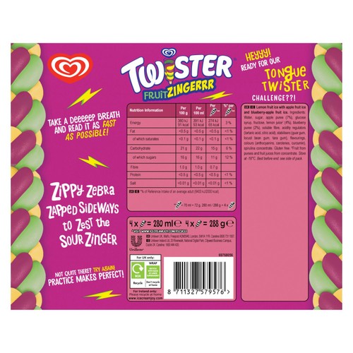 Twister Fruit Zingerrr Ice Lollies thumbnail 5