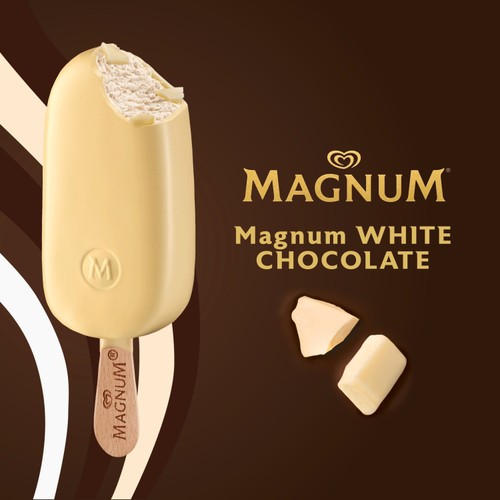 Magnum White Chocolate Ice Cream Sticks  thumbnail 5
