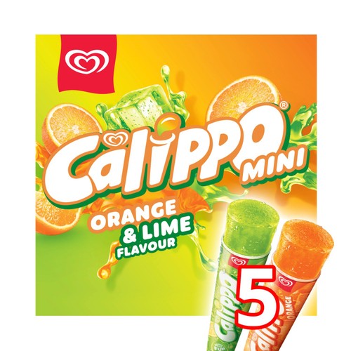 Wall's Mini Calippo Orange and Lemon-Lime Ice Lollies