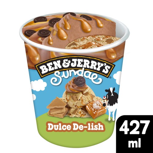 Ben & Jerry's Sundae Dulce De-lish Salted Caramel Ice Cream Tub