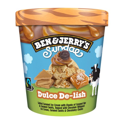 Ben & Jerry's Sundae Dulce De-Lish Ice Cream Tub Dessert thumbnail 2