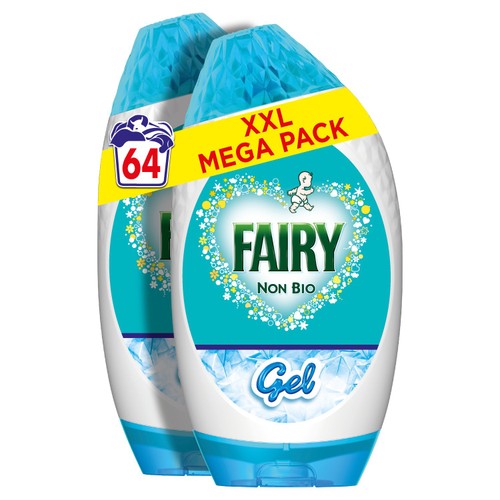 Fairy Non-Bio Washing Liquid Gel For Sensitive Skin 64 Washes