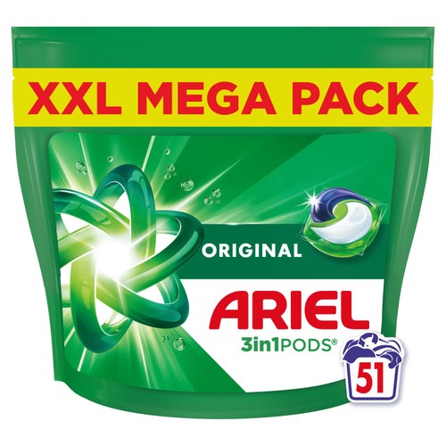 Ariel Original 4in1 Pods Washing Liquid Capsules 50 Washes thumbnail 2