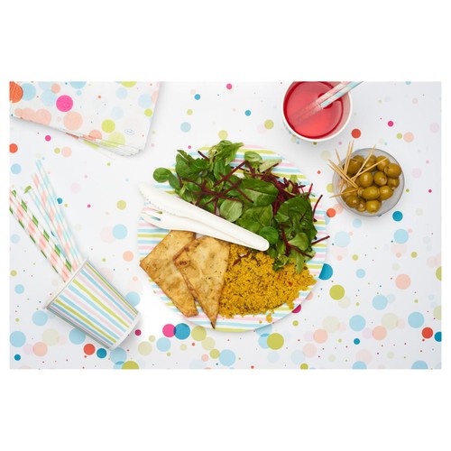 Stripes Recyclable Paper Party Plates thumbnail 3
