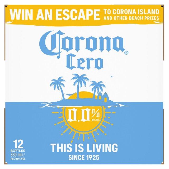 Corona Cero Alcohol-Free Lager Beer Bottles thumbnail 3