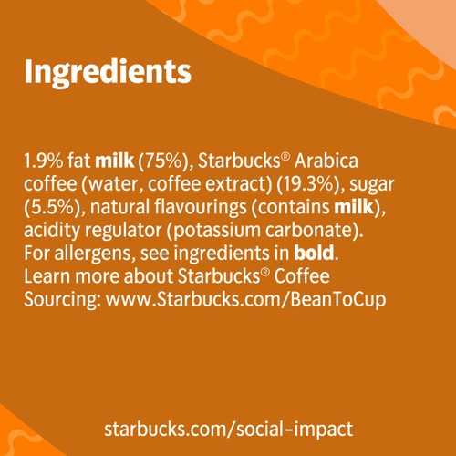 Starbucks Frappuccino Caramel Flavoured Milk Iced Coffee thumbnail 2