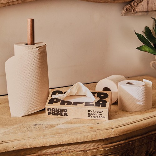 Naked Paper Unbleached Super Absorbent Bamboo Kitchen Roll thumbnail 8