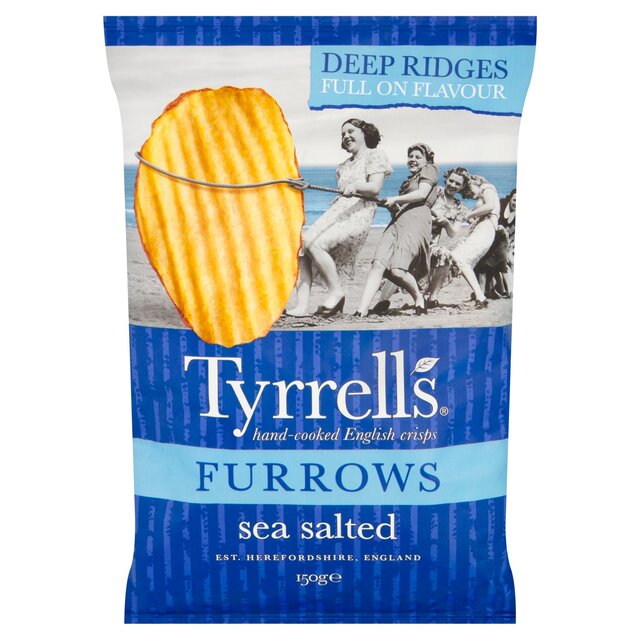 Tyrrells Furrows Sea Salted Sharing Crisps thumbnail 6