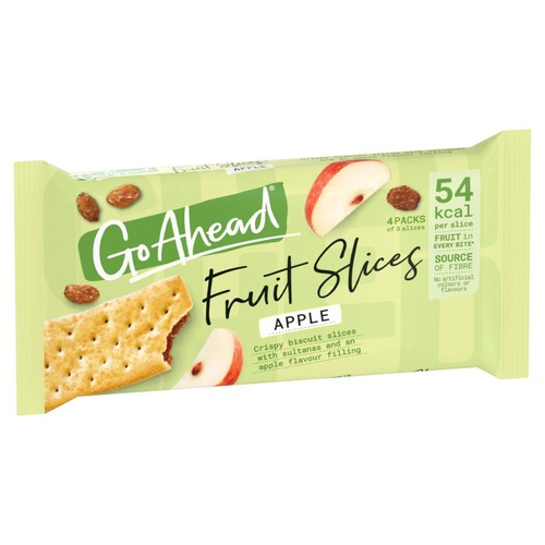Go Ahead Apple Crispy Fruit Slices Snack Bars Multipack thumbnail 2