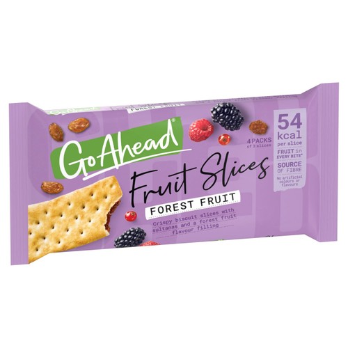 Go Ahead Forest Fruit Crispy Fruit Slices Snack Bars Multipack thumbnail 2