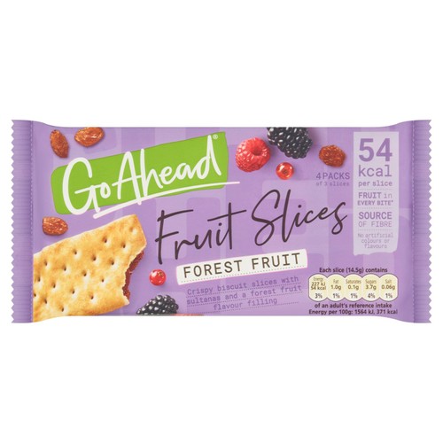 Go Ahead Forest Fruit Crispy Fruit Slices Snack Bars Multipack thumbnail 5