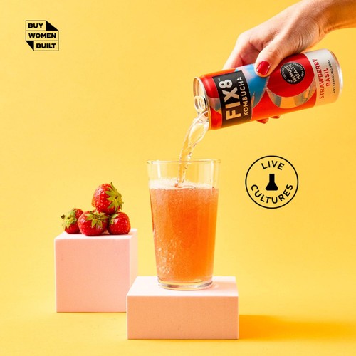 Fix8 Strawberry Basil Kombucha Multipack thumbnail 3