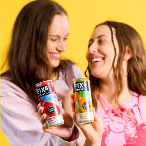 Fix8 Strawberry Basil Kombucha Multipack thumbnail 5