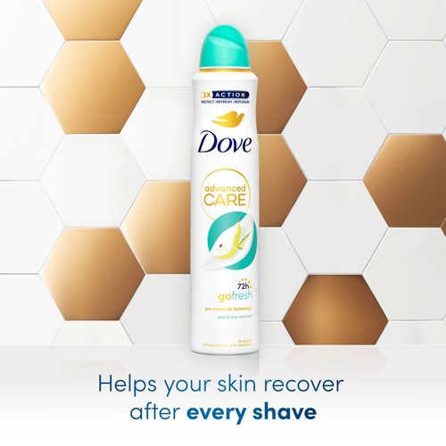 Dove Advanced Antiperspirant Deodorant Pear & Aloe Vera Aerosol thumbnail 4