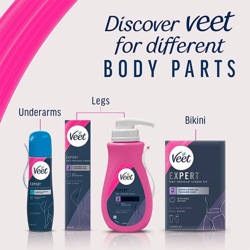 Veet Expert Hair Removal Cream Legs & Body thumbnail 3