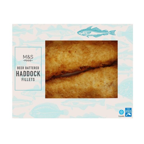 M&S Beer Battered Haddock Fillets