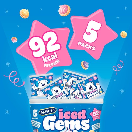 McVitie's Iced Gems Biscuits Multipack thumbnail 2
