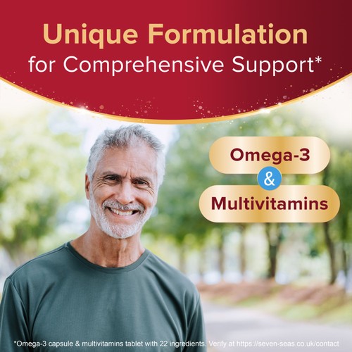 Seven Seas Omega-3 & Multivitamins Man 50+ thumbnail 8