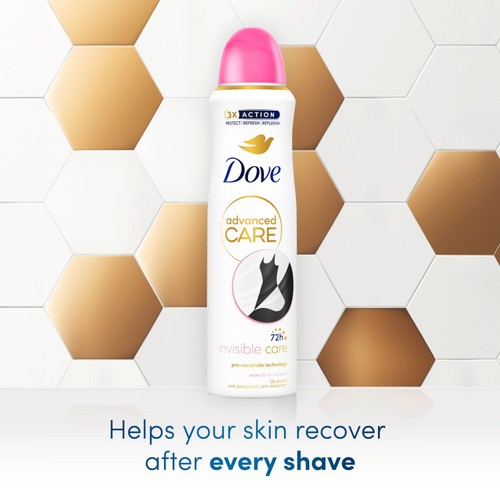 Dove Women Advanced Antiperspirant Deodorant Invisible Care Aerosol thumbnail 6