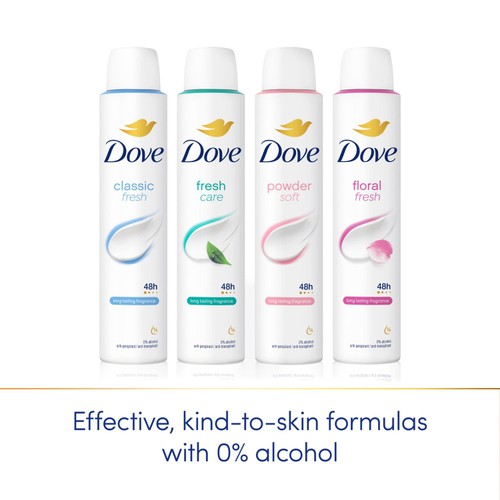 Dove Women Antiperspirant Deodorant Powder Aerosol thumbnail 7