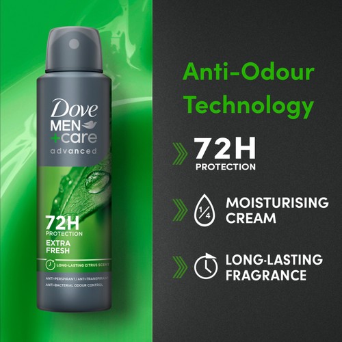 Dove Men+Care Advanced Antiperspirant Deodorant Extra Fresh thumbnail 8