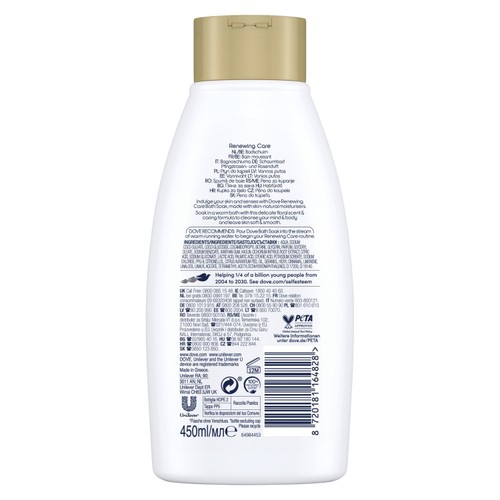 Dove Bubble Bath Soak Renewing Care Peony & Rose thumbnail 7