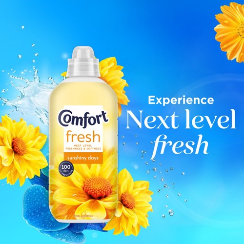 Comfort Fresh Sunshiny Days Fabric Conditioner 31 Washes thumbnail 4