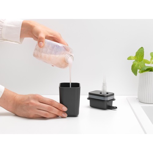 Brabantia Sinkside Soap Dispenser, Dark Grey thumbnail 5