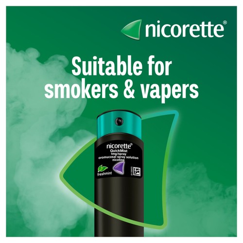 Nicorette Quickmist Mouthspray, Freshmint, Quit Vaping Aid thumbnail 5