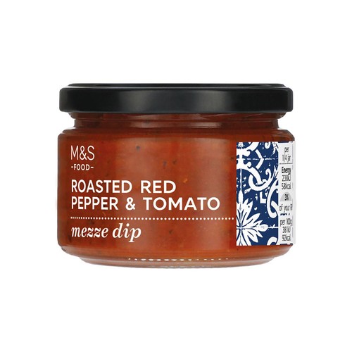 M&S Roasted Red Pepper & Tomato Mezze Dip thumbnail 2