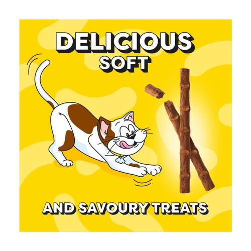 Dreamies Meaty Sticks with Chicken Cat Treats thumbnail 4