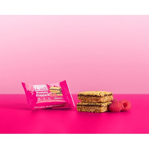 TRIBE Protein Flapjack - Raspberry thumbnail 3