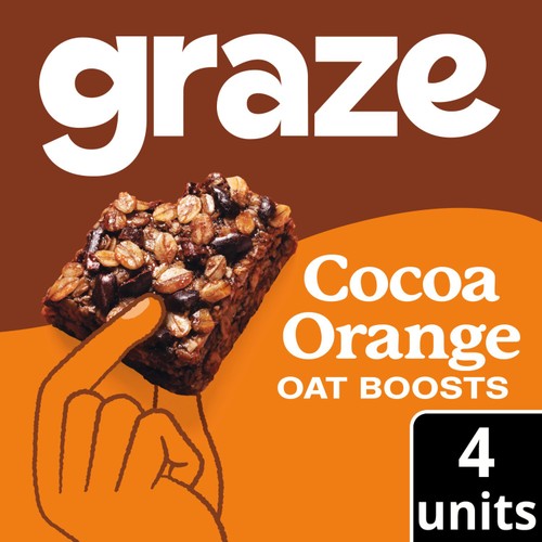 Graze Vegan Cocoa Orange Snack Bars